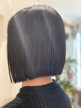 リラックスヘアーサロン ワッカ(Relax Hair Salon WAKKA) 前下がりボブ