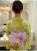 浴衣着付け×ヘアセット
