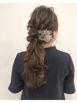 ヘアーサロン シム(hair salon Cime)&nbsp;ゆるウェーブローポニー【Cime】