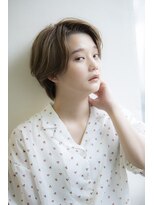 イグレックビス(igrek bis)&nbsp;IGREKBISエッジショート×イルミナカラー×イノアカラー×耳かけ