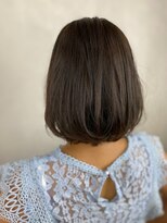 ラトリエ ブロカント 立川北口店(L'atelier BROCANTE)&nbsp;フェミニンボブ ボブ アッシュブラウン  ナチュラルボブ  小顔