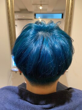 ヘアリゾートユア 新大久保店(hair resort YuA) マットブルー