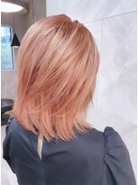 ドゥマン(Demain) 抜けても綺麗なピンクブラウン/ブリーチなし/透明感