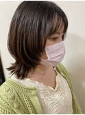 ミディアム韓国風ウルフ