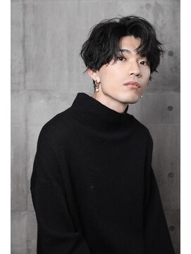 ローム(Rome) 【メンズトレンドパーマ】ニュアンスコンマバング