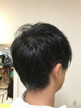 美容室 ステラ メンズツーブロックショートレイヤー