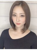 大人ガーリー伸ばしかけミニボブ2