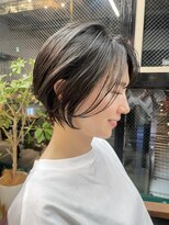 ヌード(NUDE)&nbsp;NUDE 黒髪 ハンサムショートくびれショート 大人ショートボブ