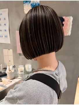 ハウ 心斎橋(how) ミニボブ/ショート/ショートヘア/前下がりボブ/ぱつっとボブ