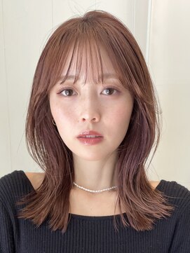 ガーデン ムサシコスギ(GARDEN MUSASHIKOSUGI) 大人可愛いくびれミディアム×暖色ピンクベージュ