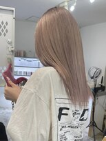 リード バイ ラグーン(LEAD by LAGOON)&nbsp;ラベンダーベージュピンクベージュダブルカラーブリーチカラー