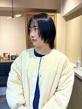 スムーク(smuk) 【smuk/スムーク】レイヤーカット/ウルフカット/ブルーブラック