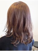 20代30代40代髪質改善カラーアッシュブラウン毛先パーマ透明感