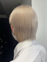 ルーブ トウキョウ(Loob. TOKYO) ミルクティーベージュタッセルボブベビーピンクベージュカラー