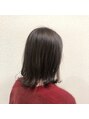 ケアアンドデザイン 今里本店(care&design fulfill) 外ハネボブに落ち着いたくすみ系カラーが上品な印象を与えます♪