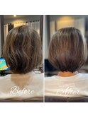 【福岡市東区多の津】大人女性の為の美髪ショートボブ
