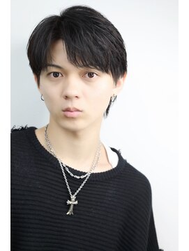 ゴールド 渋谷本店(GOALD) センターパートマッシュショートウルフツーブロ