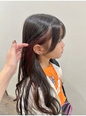 ワインレッドインナーカラー