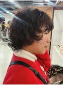 （stylist高橋）伸ばしかけショートウルフパーマ