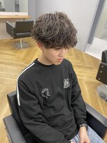 波巻きスパイラル無造作マッシュ