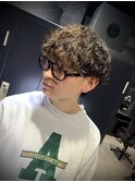 マッシュ×波巻きパーマ×メンズパーマ×men's