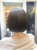 ミニボブ　透明感シアーブルー