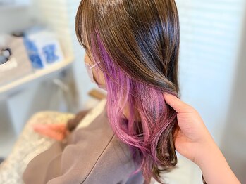 プログレス たつのこまち龍ケ崎モール店(PROGRESS)の写真/ハイライトやインナーカラーなどトレンドを抑えたスタイルを提案☆発色*透明感*立体感を叶えます♪[龍ヶ崎]