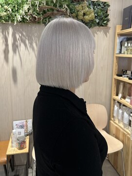 フリーラ 表参道(freera) ケアブリーチカラーホワイトカラーホワイトシルバー