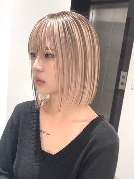 アンアミ シブヤ(Un ami shibuya) アンブレラカラー/ローライト/ハイトーンボブ