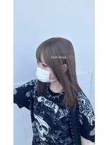ヘアー ワークス ボナ 前橋店(HAIR WORKS bona.)&nbsp;髪に柔らかさと上品な抜け感をプラス◎ダークベージュ
