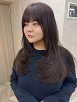 キラーナセンダイ(KiRANA SENDAI)&nbsp;ラベンダーブラウン×顔まわりレイヤー