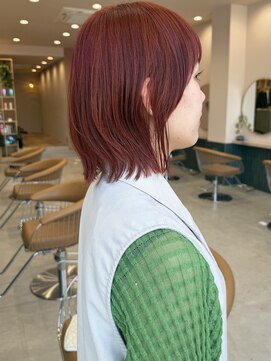 イギー(igggy) ブリーチなしWカラーオレンジ/レッド