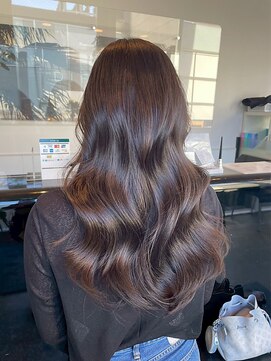 【DIFINO 青山】透明感チョコレートブラウン/レイヤーカット