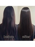 【monde】before × after × 髪質改善