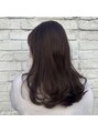 ルーチェ 大宮(Luce)&nbsp;艶感ブラウンの韓国風くびれヘア