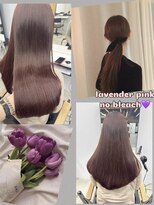 フォンズ(FONS)&nbsp;ブリーチなし　ピンクラベンダーカラー