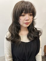 ニール 名古屋 伏見 丸の内(NEELU)&nbsp;【NEELU_misa】顔周りカット オリーブグレージュ