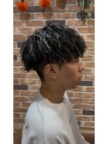 スペックホルダー(Spec Holder) ↓メンズ限定↓ ツイストパーマ×ホワイトメッシュ10.25