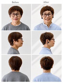 ベロ ザ プラチナム(BELO the platinum)の写真/スタイリングが簡単で頭のカタチを綺麗に魅せる！TOPのふんわり感と襟足の収まりで輝く♪