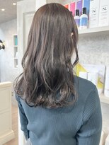 キャアリー(Caary)&nbsp;福山市美容室Caaryロングヘア透明感グレージュカラー