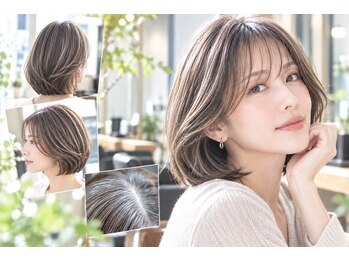 ヘアーアート ジュース 志紀(Hair art Juice)の写真/白髪もおしゃれに。オーガニックからハイライトまで自在に対応。