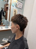 フォーコーナーズカットショップフェイビーズ 名古屋西(FourCornersCutShop favey's) マレットヘア マレットヘア名古屋フェードスタイル