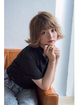 ミエルヘアーブラン(miel hair blanc) 外ハネエアリーグレージュ【miel hair blanc】