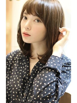 ボス レフィル(BOSS Le'fill) 小顔似合わせミディアム ボブ   /イルミナカラー/インナーカラー