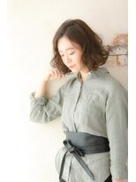 ソース 枚方(SOURCE)&nbsp;【Source】切りっぱなしウエーブボブ