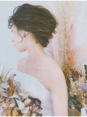 茶屋町ヘアセットサロン/ナチュラル夜会巻き
