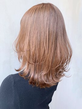 アルバム 銀座(ALBUM GINZA) オレンジベージュ_アッシュブラウンネオウルフ_ba275432