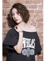 ミエル ヘア 新宿(miel hair)&nbsp;〈mielhair新宿〉大人可愛いウェーブボブ