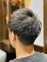 ヒロギンザ 新橋日比谷口店(HIRO GINZA) アップバングビジネスパーマ 新橋 理容室 ヒロ銀座 日比谷