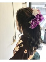 ヘアーメイク S&I&nbsp;卒業式/袴/ハーフアップ